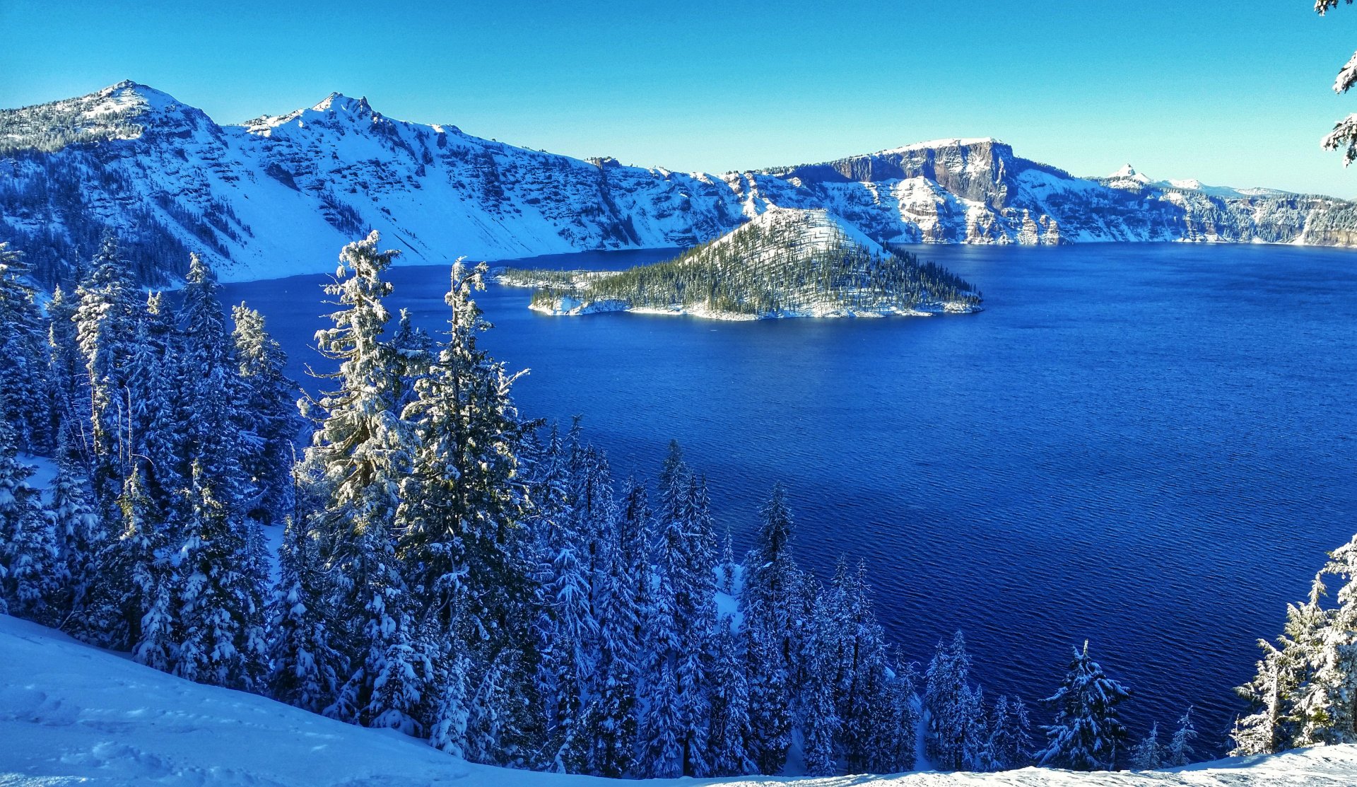 Озеро Крейтер + зима