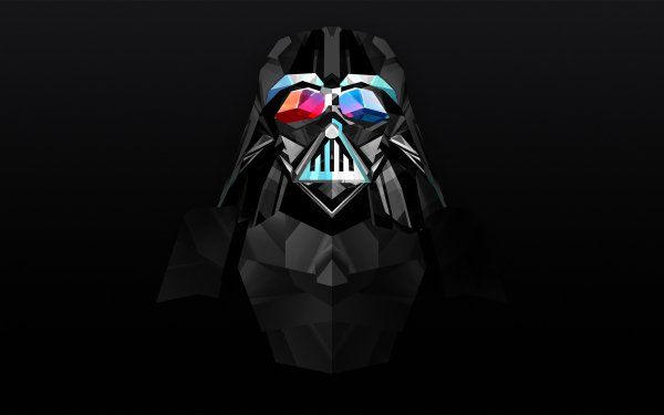 Abstract Facets Star Wars Darth Vader HD Wallpaper | Background Image