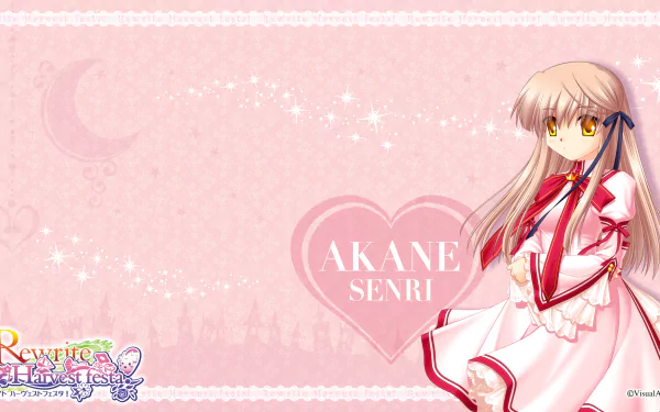 Akane Senri Anime Rewrite HD Desktop Wallpaper | Background Image