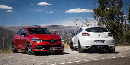 car white car compact car Renault vehicle Renault Clio HD Desktop Wallpaper | Background Image