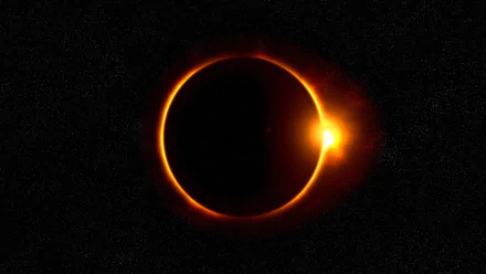 black starry sky eclipse nature solar eclipse HD Desktop Wallpaper | Background Image