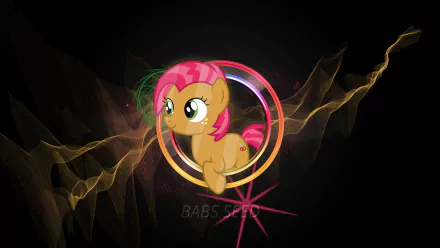  MLP - Babs Seed Duo Neon Wallpaper