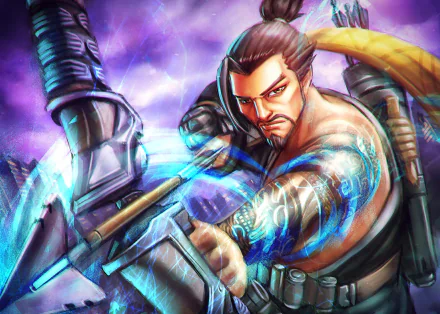 Hanzo (Overwatch) video game Overwatch HD Desktop Wallpaper | Background Image