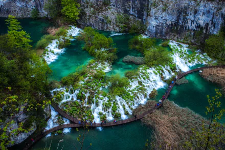  Plitvice Lakes National Park in Croatia