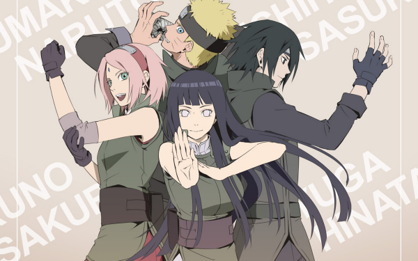 Anime Naruto Hinata Hyuga Sakura Haruno Naruto Uzumaki Sasuke Uchiha HD Wallpaper | Background Image
