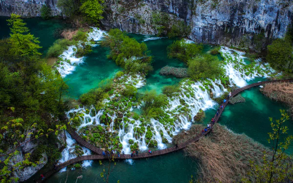  Plitvice Lakes National Park in Croatia