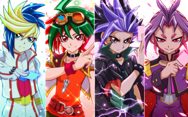 Anime Yu-Gi-Oh! Arc-V Yu-Gi-Oh! Yuya Sakaki Yuto Yugo Yuri HD Wallpaper | Background Image