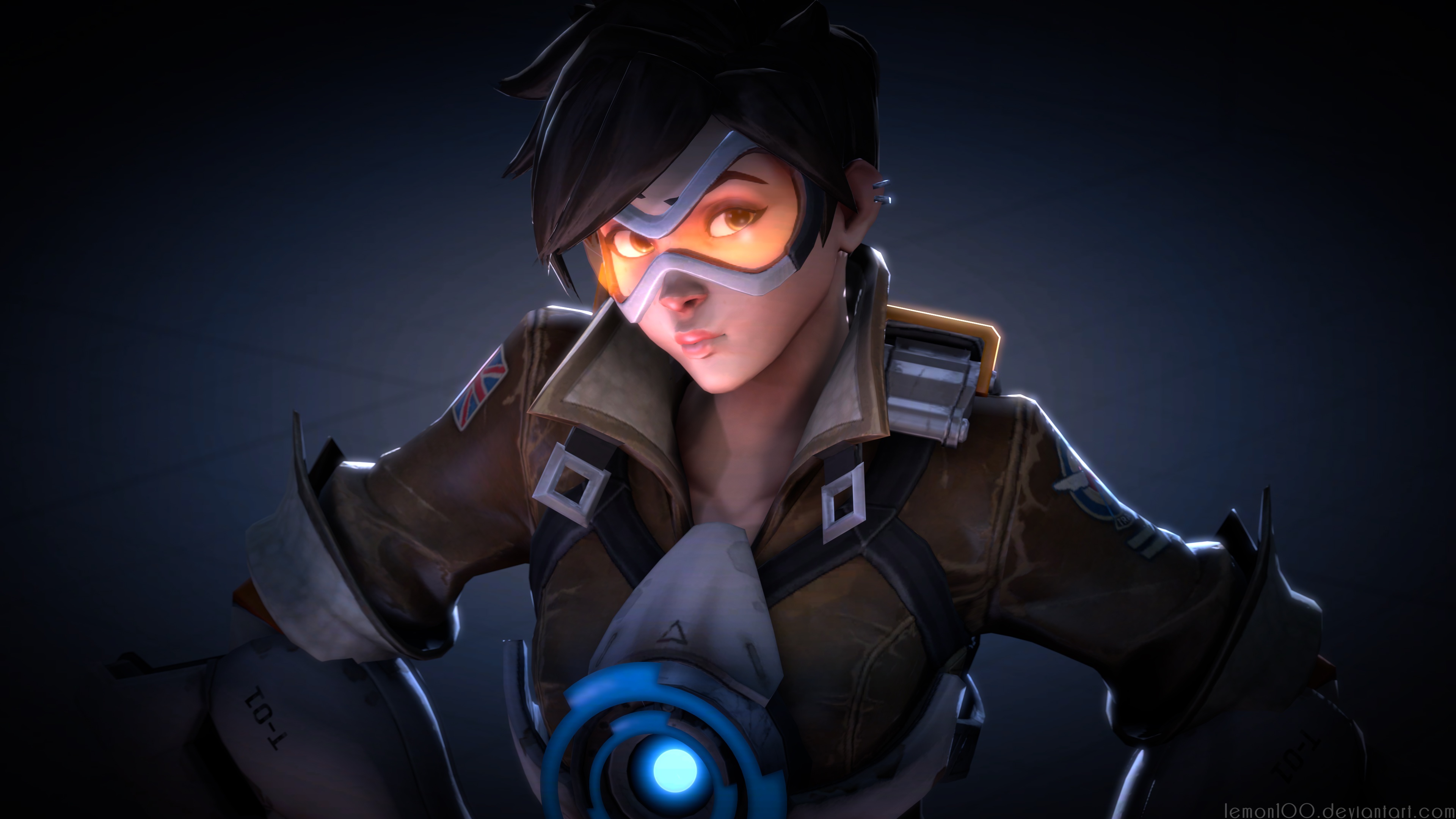 Tracer Overwatch 4K Wallpaper #5.1421