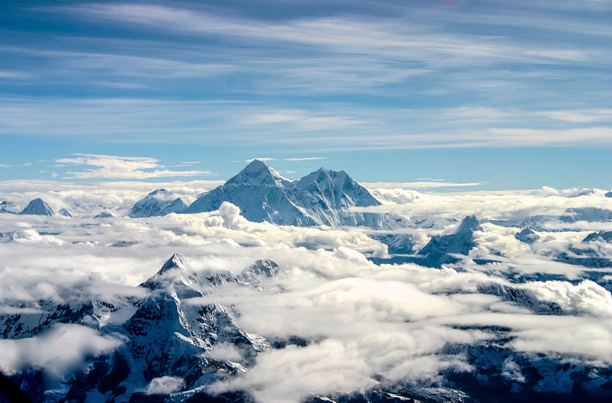 Mount Everest At Sunset 4K Ultra HD Wallpaper