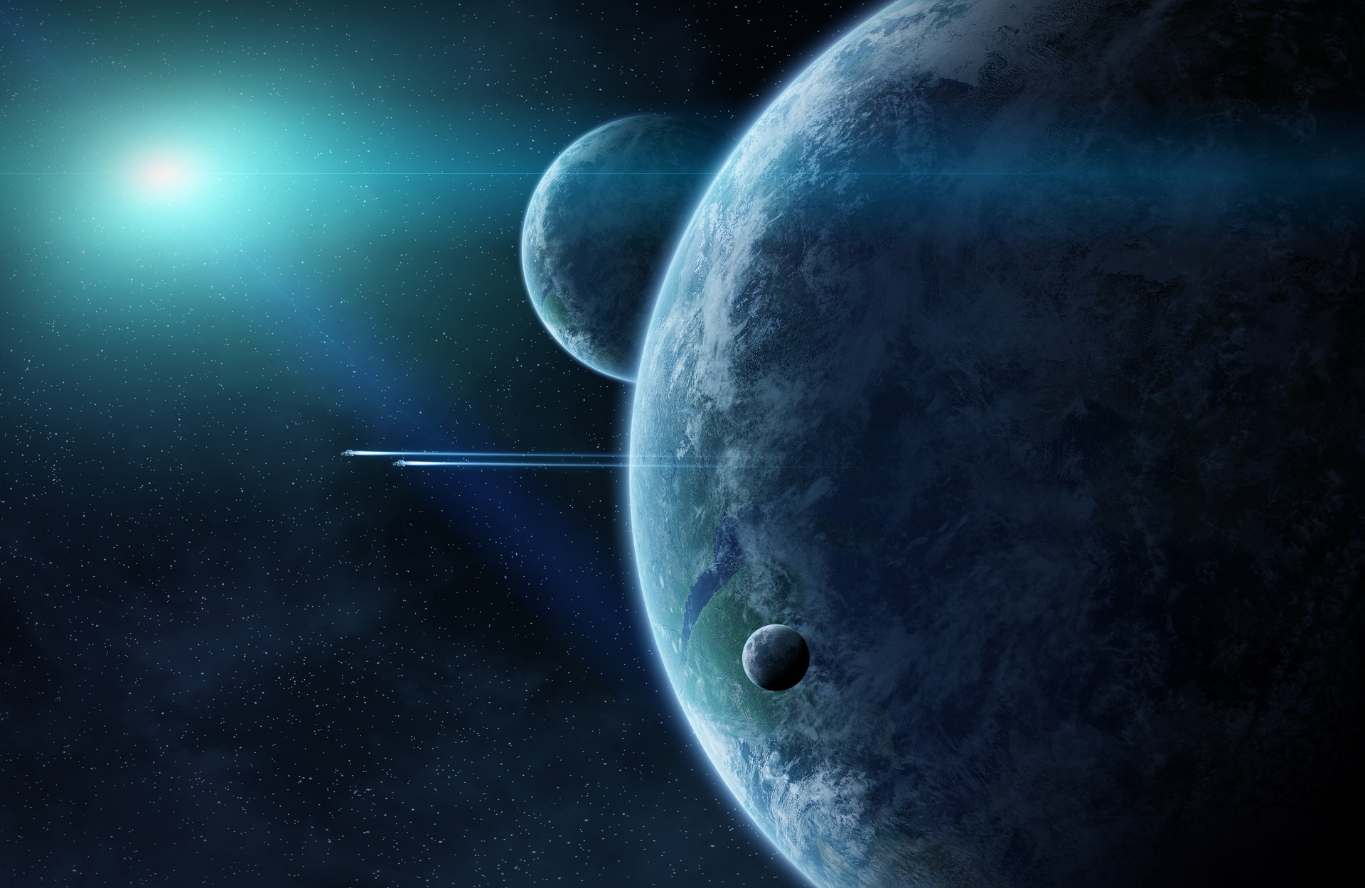 Download Sci Fi Planet HD Wallpaper