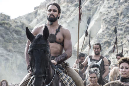 Khal Moro Joseph Naufahu TV Show Game Of Thrones HD Desktop Wallpaper | Background Image