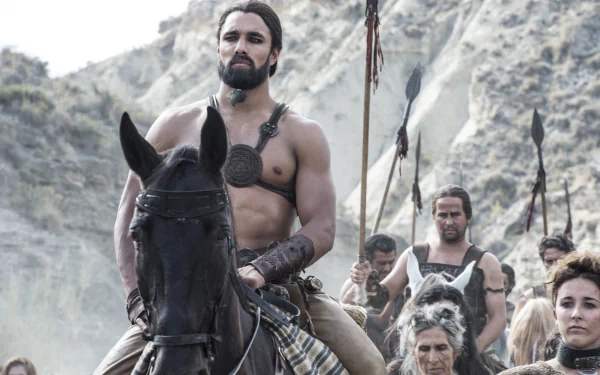 Khal Moro Joseph Naufahu TV Show Game Of Thrones HD Desktop Wallpaper | Background Image