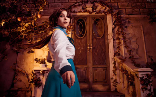 Elizabeth (Bioshock Infinite) Bioshock Infinite woman cosplay HD Desktop Wallpaper | Background Image