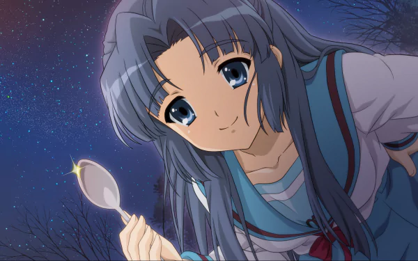 Suzumiya Haruhi no Yuuutsu Ryōko Asakura Anime The Melancholy of Haruhi Suzumiya HD Desktop Wallpaper | Background Image