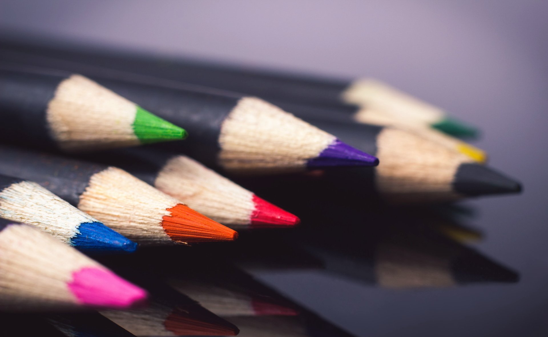Download Colors Reflection Photography Pencil HD Wallpaper