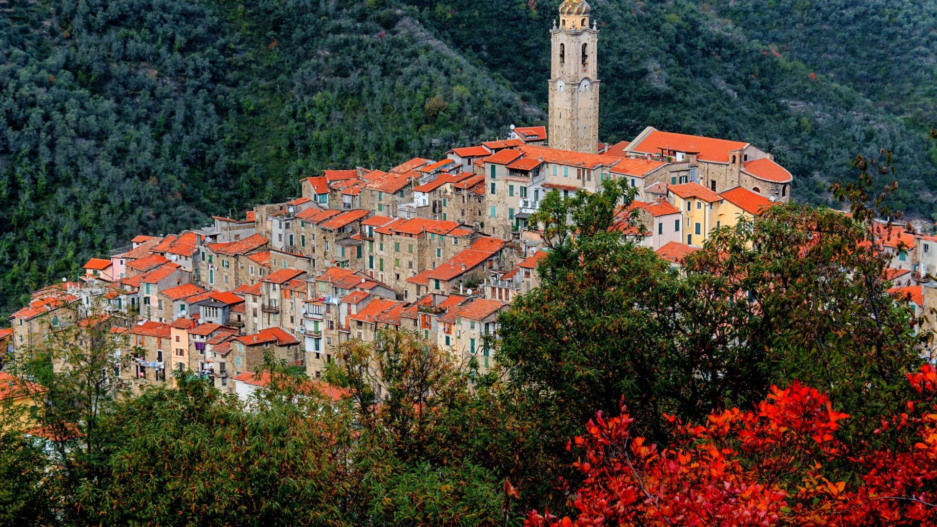 Man Made Liguria HD Wallpaper | Background Image