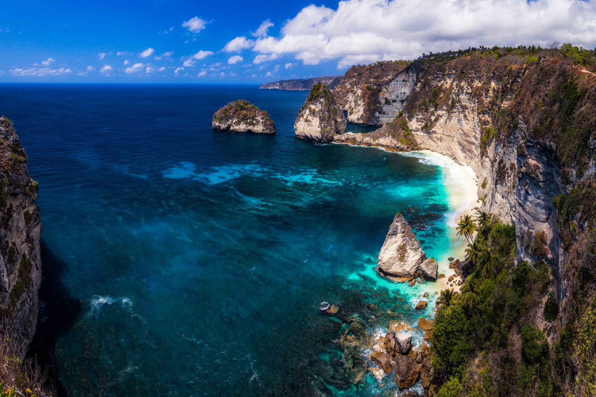 Download Horizon Cliff Ocean Nature Indonesia Coastline 4k Ultra HD