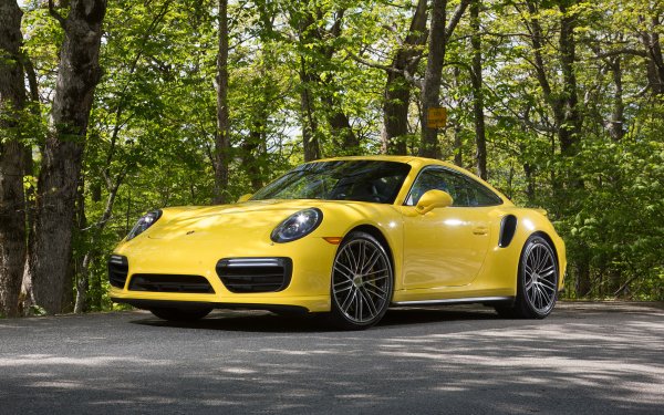 Vehicles Porsche 911 Turbo Porsche Porsche 911 Yellow Car Car HD Wallpaper | Background Image