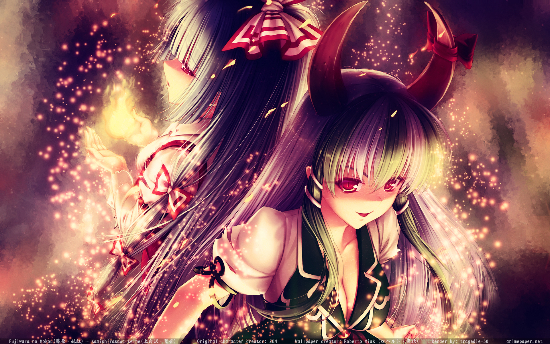 Download Keine Kamishirasawa Anime Touhou HD Wallpaper