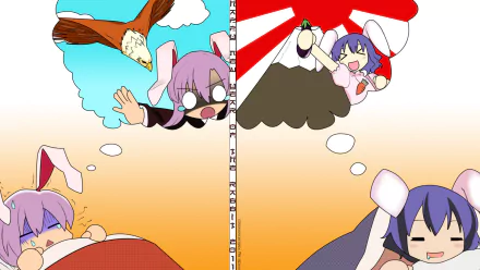 Reisen Udongein Inaba Anime Touhou HD Desktop Wallpaper | Background Image