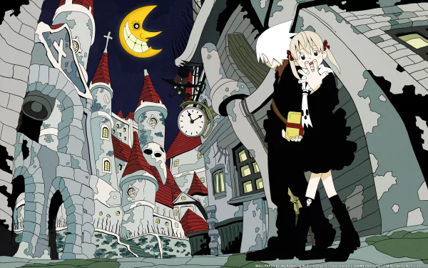 Anime Soul Eater Maka Albarn Soul Evans HD Desktop Wallpaper | Background Image