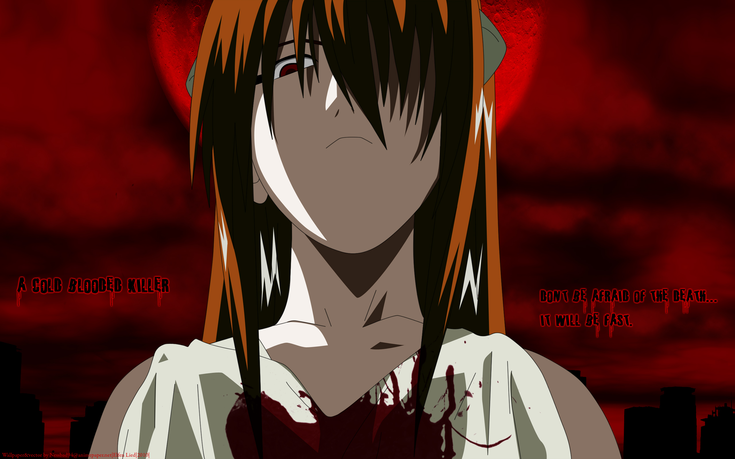 Anime Elfen Lied HD Wallpaper by おもおもも