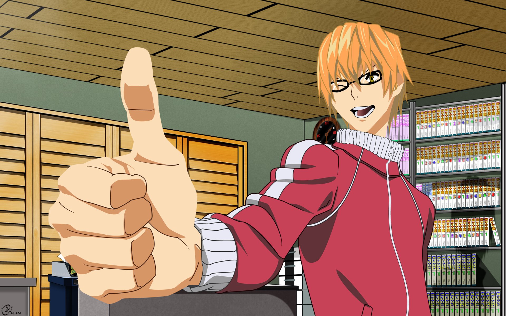 Download Akito Takagi Anime Bakuman HD Wallpaper by DjAlam