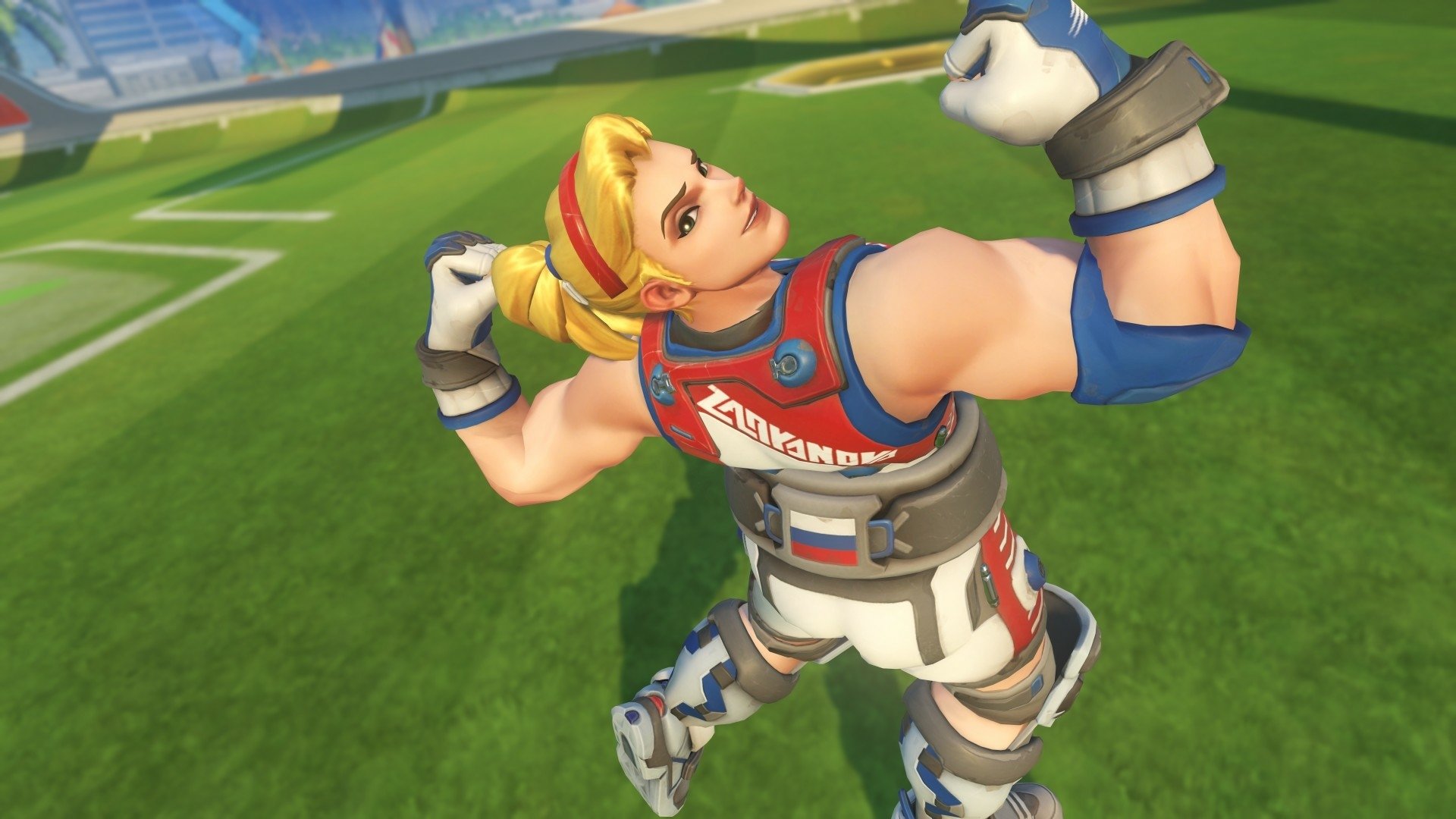 Download Zarya (Overwatch) Video Game Overwatch HD Wallpaper