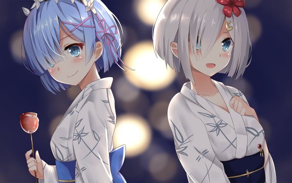 Anime Crossover Rem Hamakaze Re:ZERO -Starting Life in Another World- Kantai Collection HD Wallpaper | Background Image