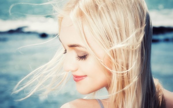 Women Face Blonde Model HD Wallpaper | Background Image