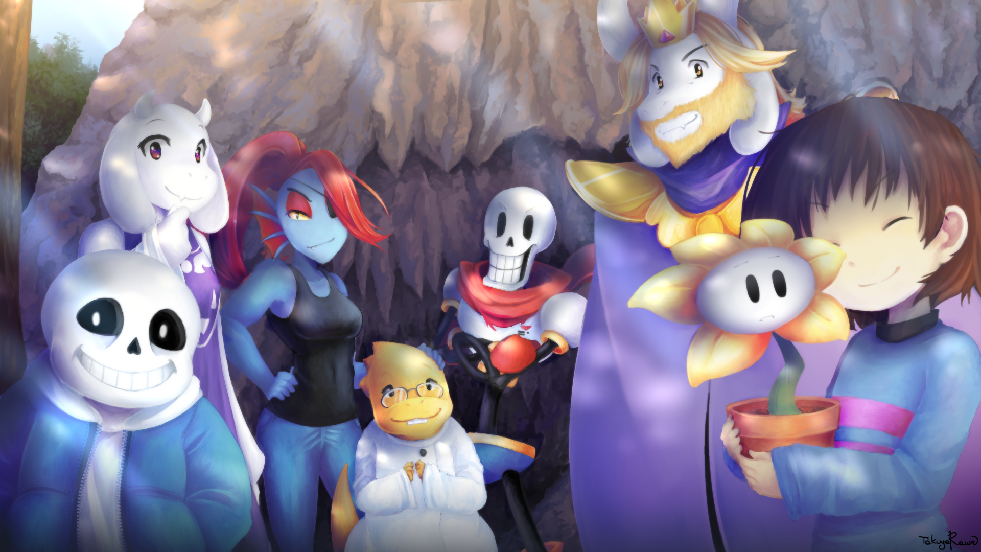 Undertale HD Wallpaper Icons Of The Underground By TakuyaRawr