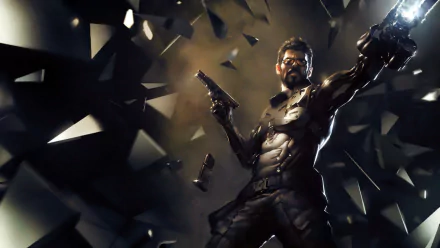Adam Jensen video game Deus Ex: Mankind Divided HD Desktop Wallpaper | Background Image