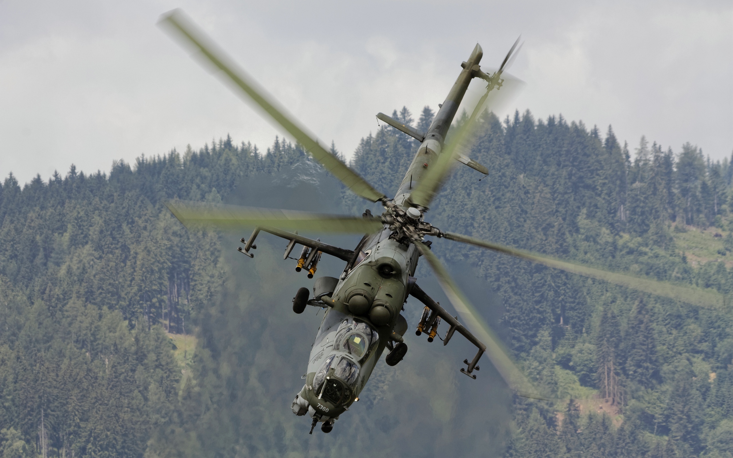 Military Mil Mi-24 HD Wallpaper | Background Image