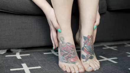 woman tattoo HD Desktop Wallpaper | Background Image