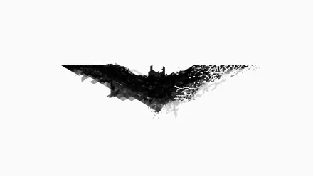 greyscale Black & White logo Comic Batman HD Desktop Wallpaper | Background Image