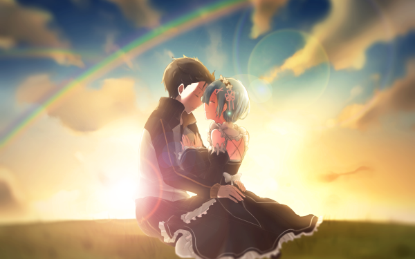 Anime Re:ZERO -Starting Life in Another World- Subaru Natsuki Rem HD Wallpaper | Background Image