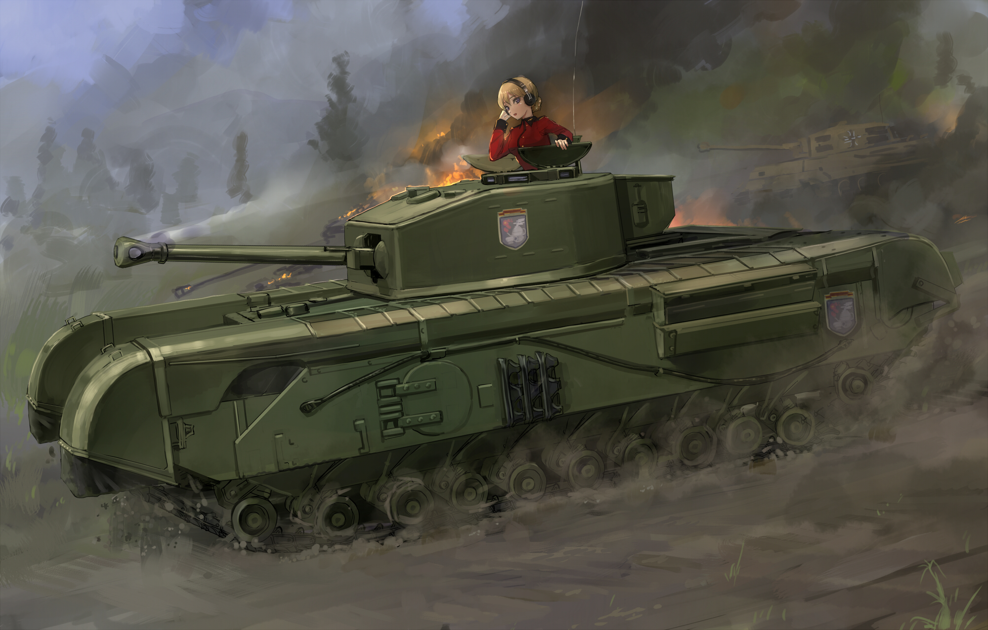 Download Anime Girls Und Panzer HD Wallpaper