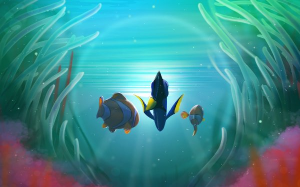 Movie Finding Dory Dory Nemo Marlin HD Wallpaper | Background Image
