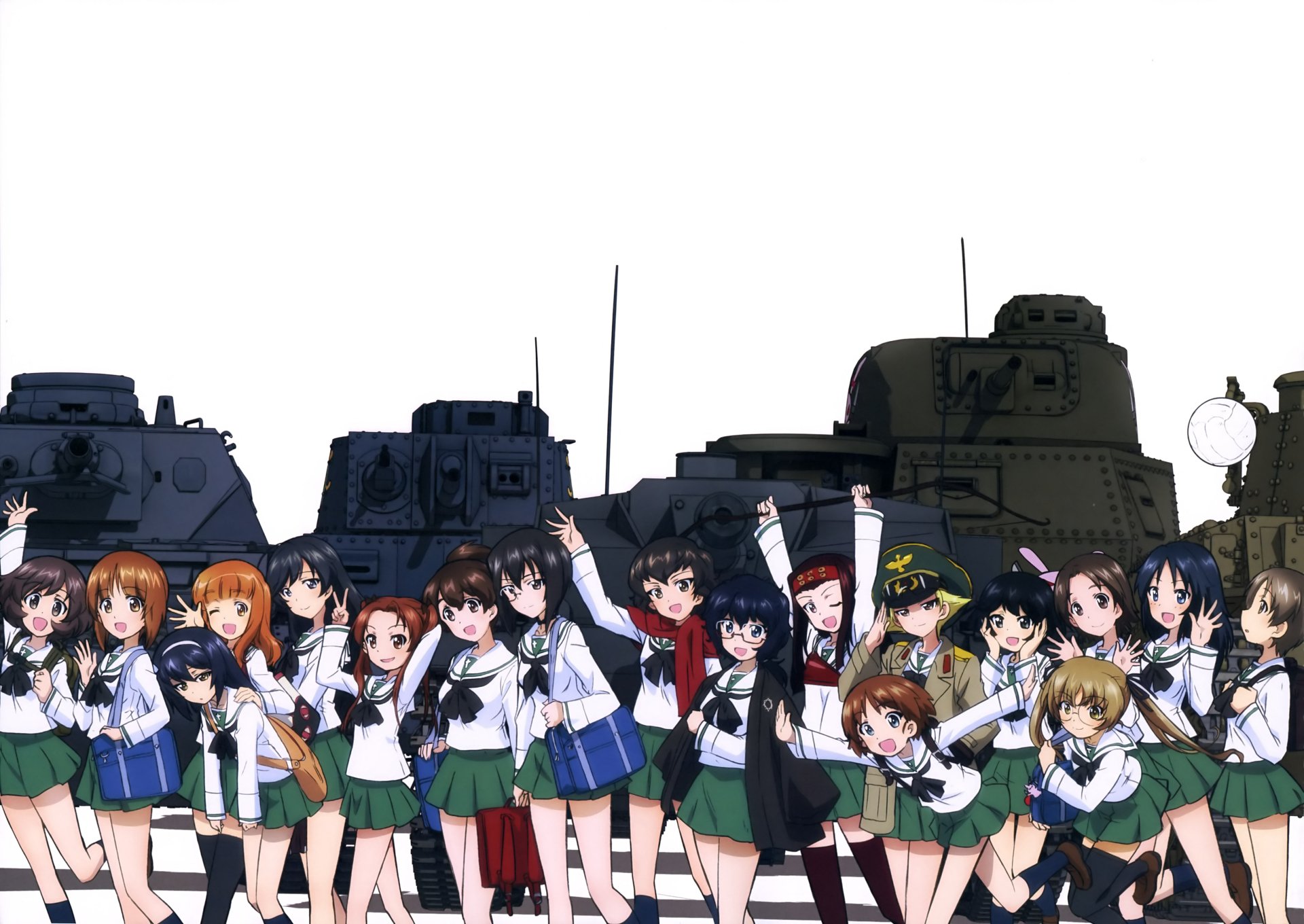 Download Anime Girls Und Panzer 4k Ultra HD Wallpaper