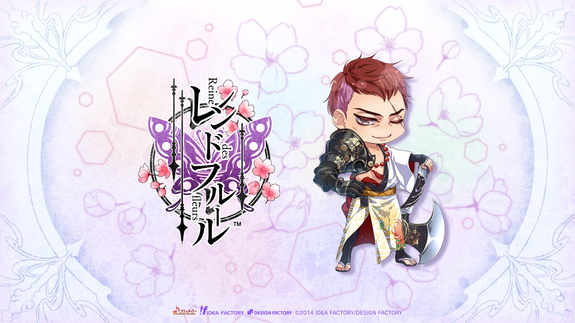 Reine des Fleurs — Anime HD Wallpaper | Chibi Royal Bloom — HD by Kagerou Usuba