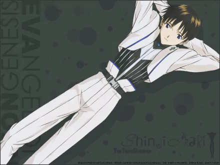Shinji Ikari Anime Neon Genesis Evangelion HD Desktop Wallpaper | Background Image