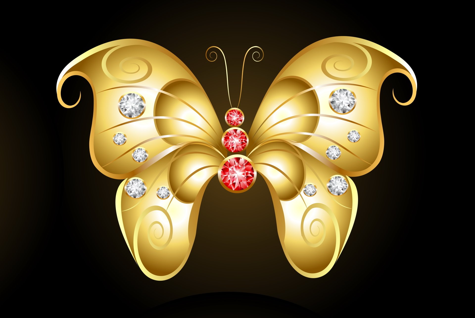 Download Jewelry Diamond Artistic Butterfly 4k Ultra HD Wallpaper