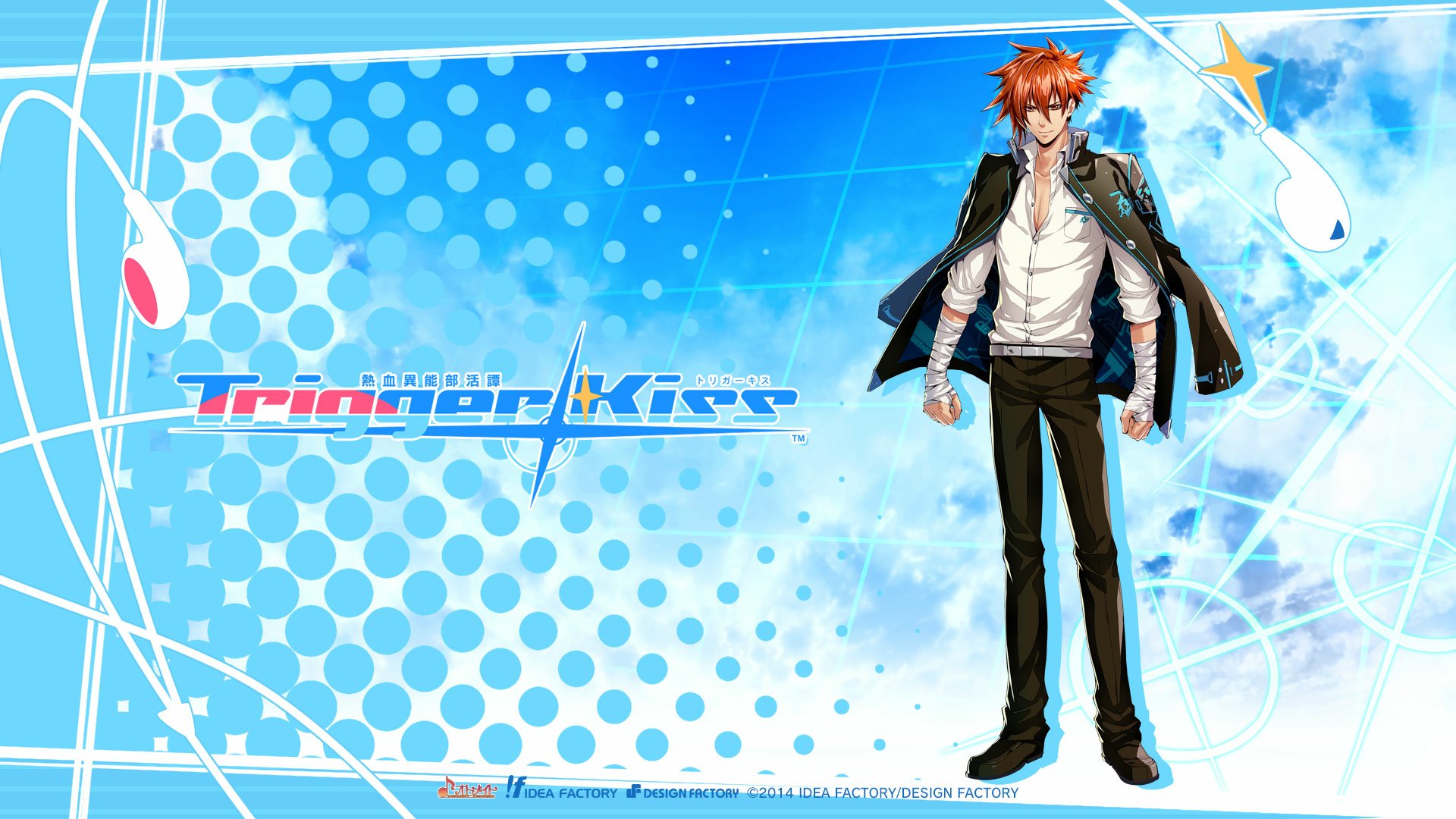 Download Anime Nekketsu Inou Bukatsu-tan Trigger Kiss HD Wallpaper by Yuki Kinami