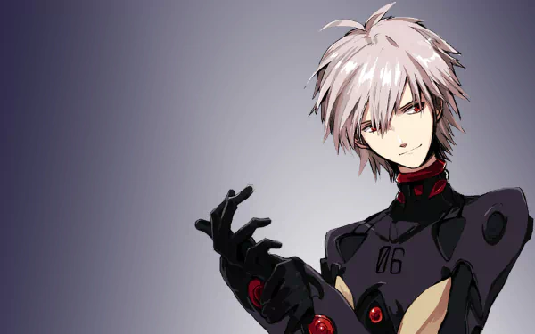 Kaworu Nagisa Anime Neon Genesis Evangelion HD Desktop Wallpaper | Background Image