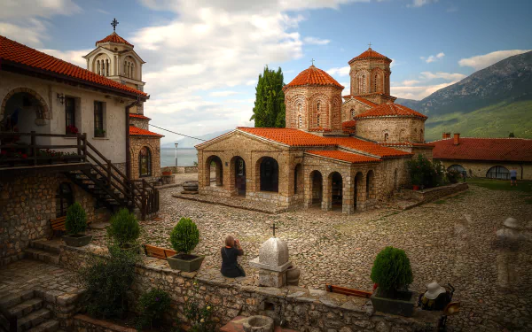 architecture stone brick religious monastery HD Desktop Wallpaper | Background Image