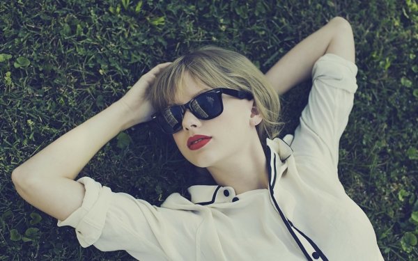 Music Taylor Swift American Singer Lipstick Sunglasses Blonde HD Wallpaper | Background Image
