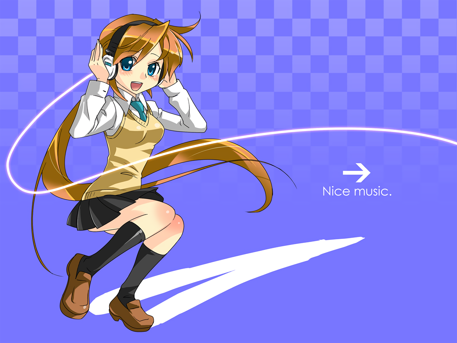 Download Anime Headphones HD Wallpaper