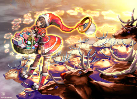 Anime Christmas anime christmas HD Desktop Wallpaper | Background Image