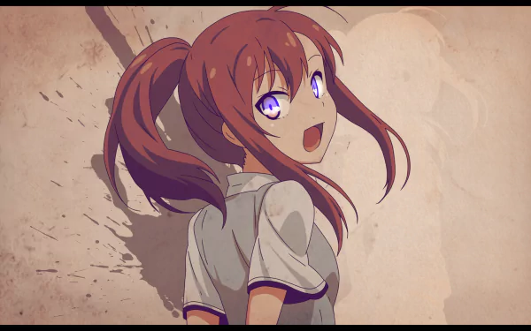 A vibrant HD desktop wallpaper featuring Nanami Aoyama from the anime Sakurasou no Pet na Kanojo, showcasing her joyful expression and colorful design.