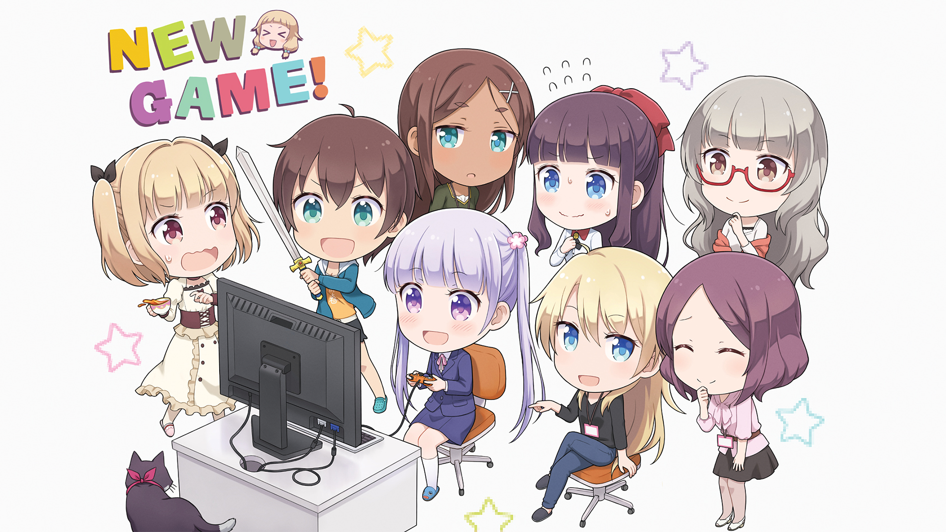 New Game!! Anime Season 2 Reveals 4 New Cast Members - News - Anime News  Network